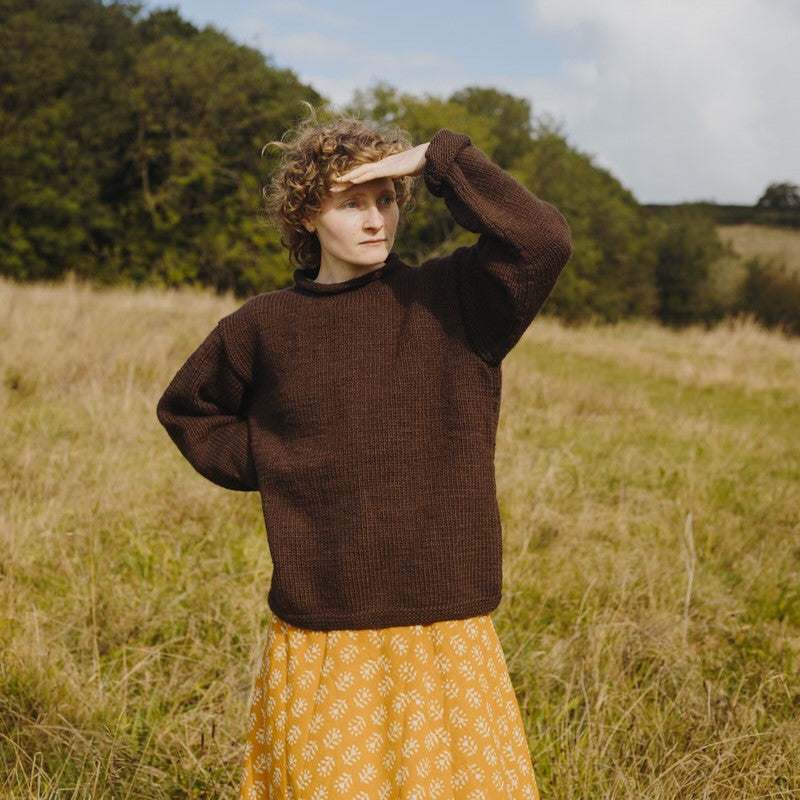 NEW IN • Fisherwoman's Jumper - Mocha