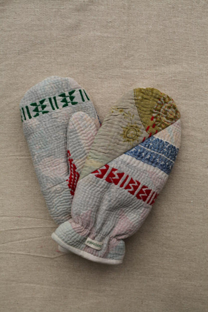 NEW IN • Kantha Mittens