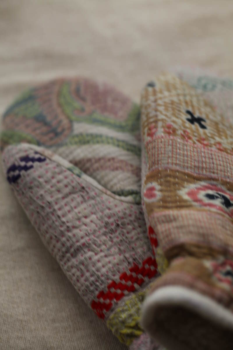 NEW IN • Kantha Mittens