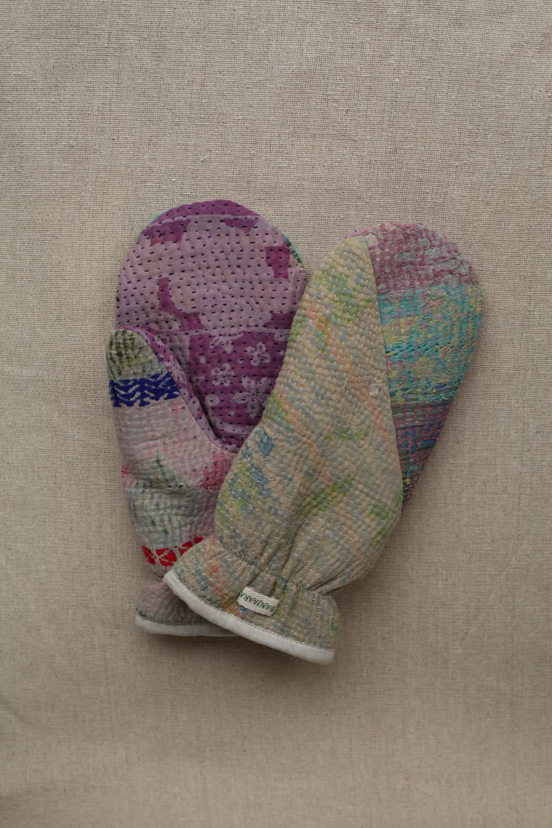 NEW IN • Kantha Mittens