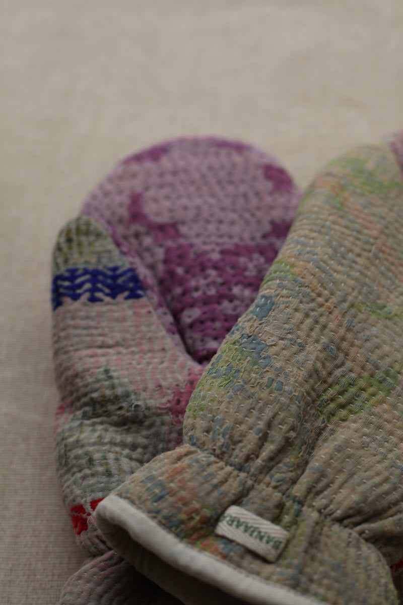 NEW IN • Kantha Mittens