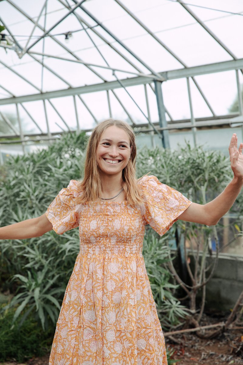 Maerl Midi Dress - Gorse