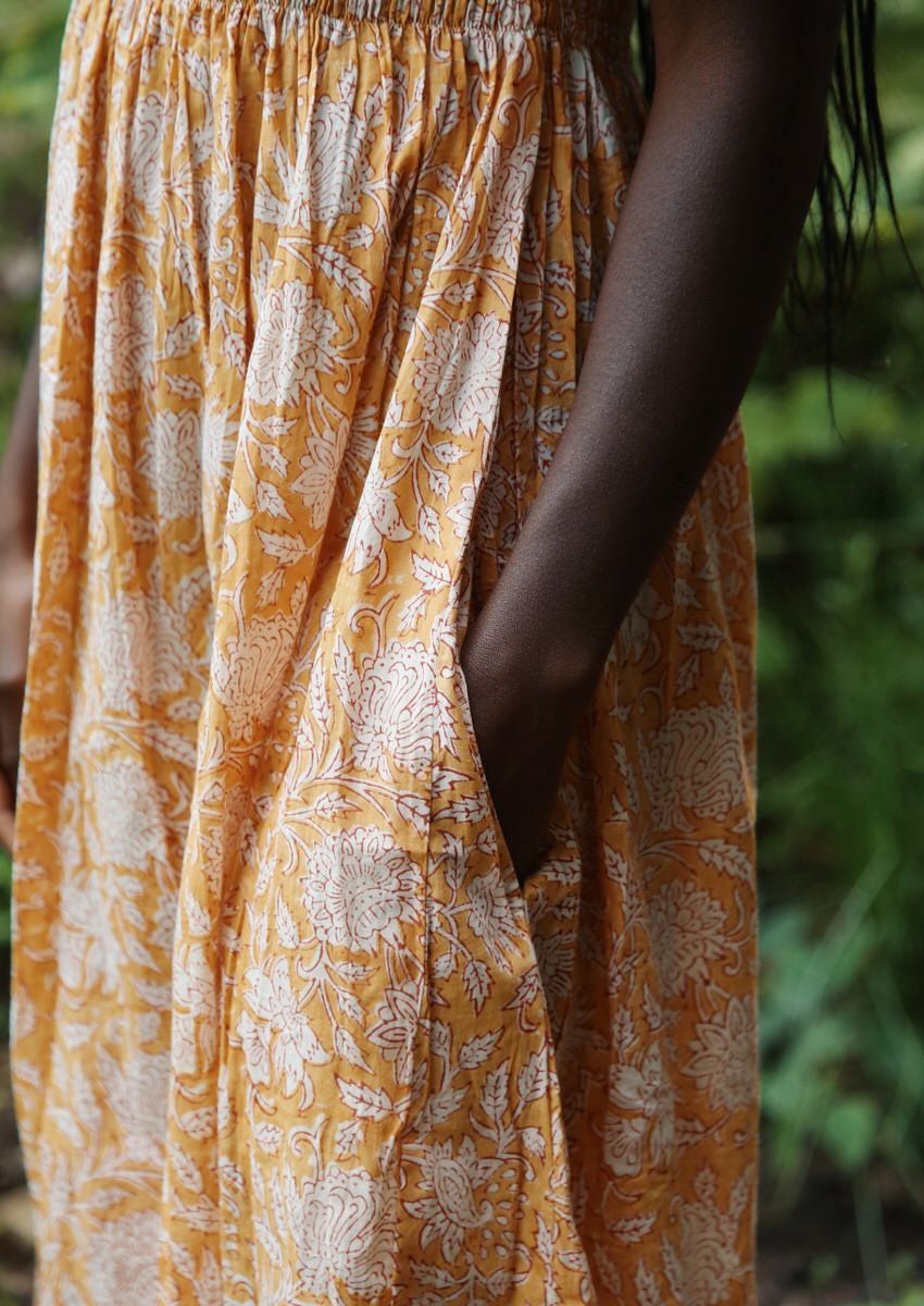 Maerl Midi Dress - Gorse